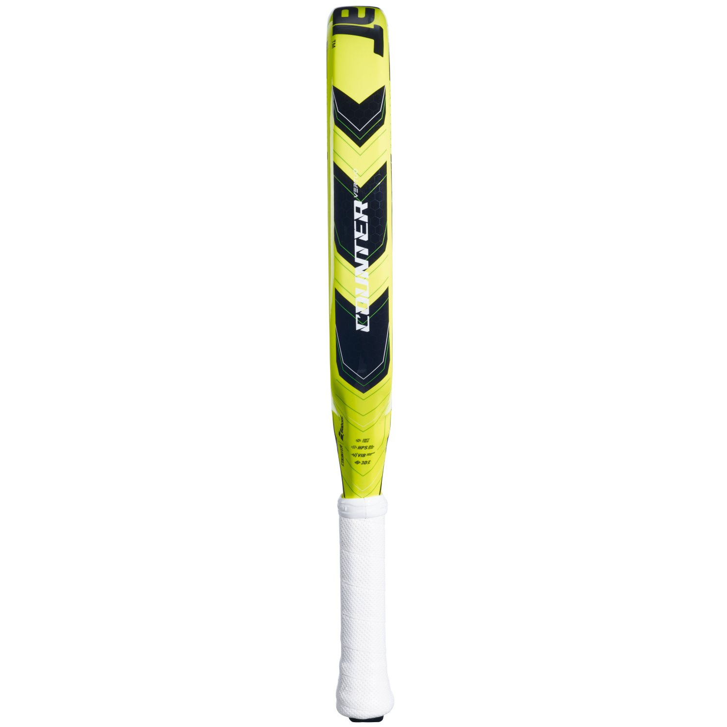 Side image of the BABOLAT Counter Vertuo Padel racket available in New Zealand at ThePadelShop.co.nz