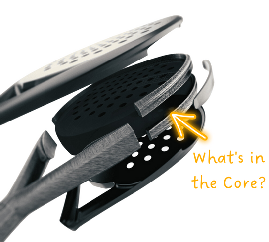 Deconstructed padel racket core - Shop Padel Rackets NZ at ThePadelShop.co.nz