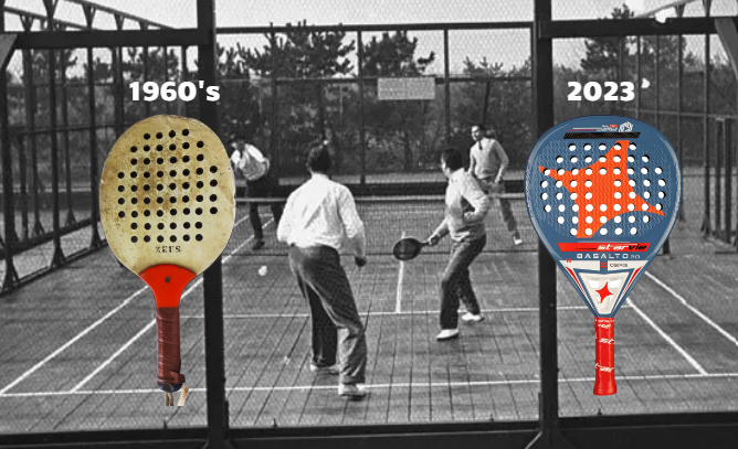 Old Padel Racket The Evolution of the Padel Racket – ThePadelShop.co.nz