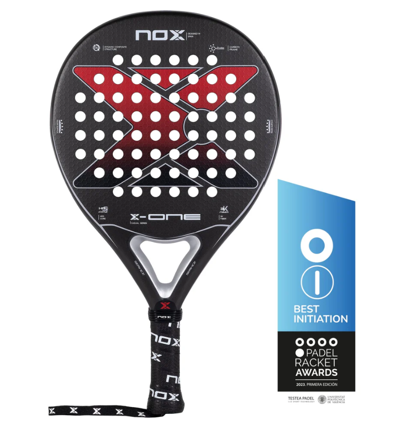 Nox X-One Evo Red padel racket NZ - ThePadelShop.co.nz