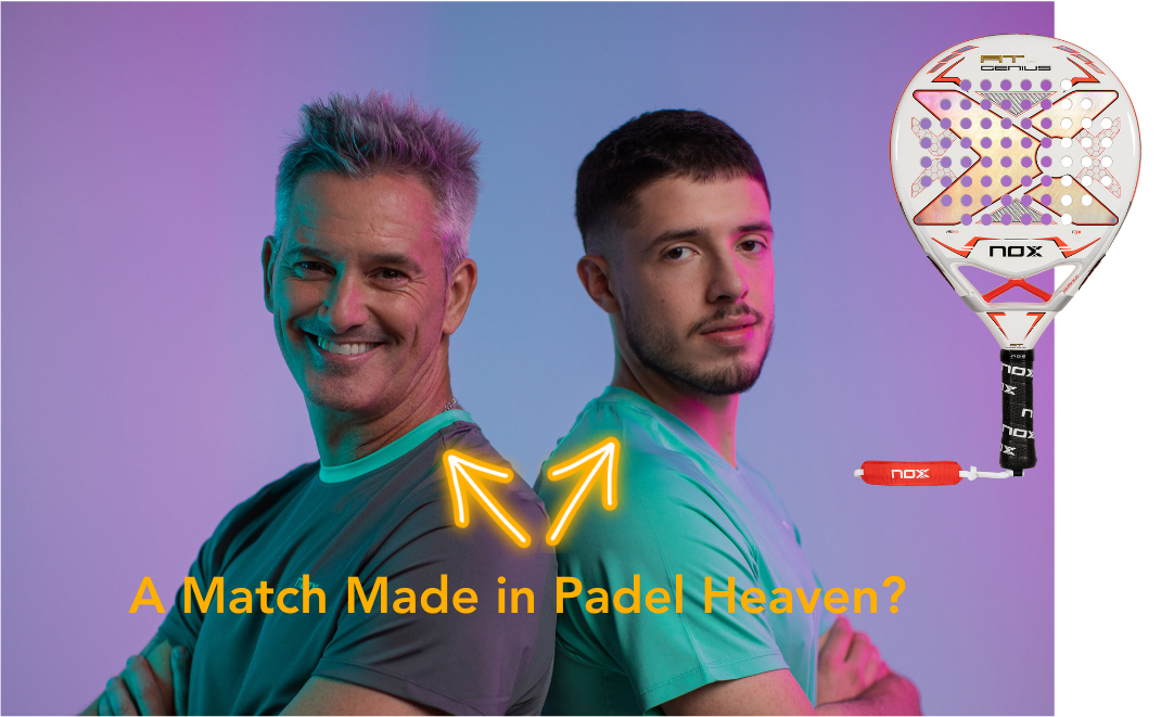 Two Professional Padel Players - Nox Padel at ThePadelShop.co.nz