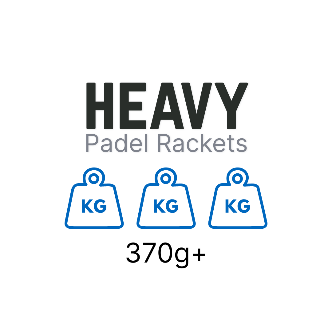 Heavy Weight Padel Rackets - >370 grams – ThePadelShop.co.nz