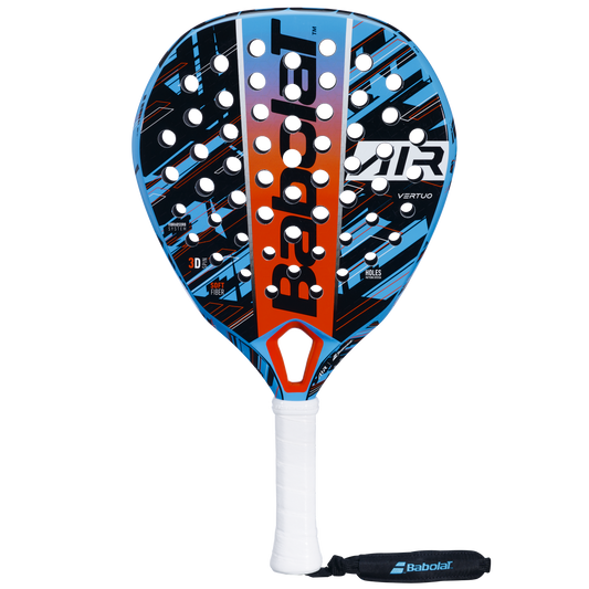 Front Image of the BABOLAT Air Vertuo 2024 Padel Racquet available in New Zealand from ThePadelShop.co.nz