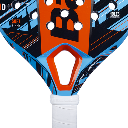 Close up of the Heart of the BABOLAT Air Vertuo 2024 Padel Racquet available in New Zealand from ThePadelShop.co.nz