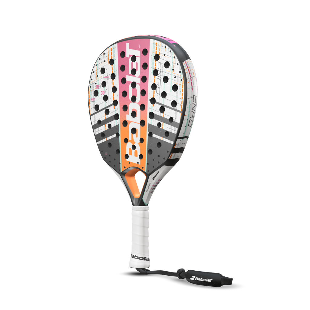 Main view of the BABOLAT Dyna Energy padel racket available for sale in New Zealand at ThePadelShop.co.nz
