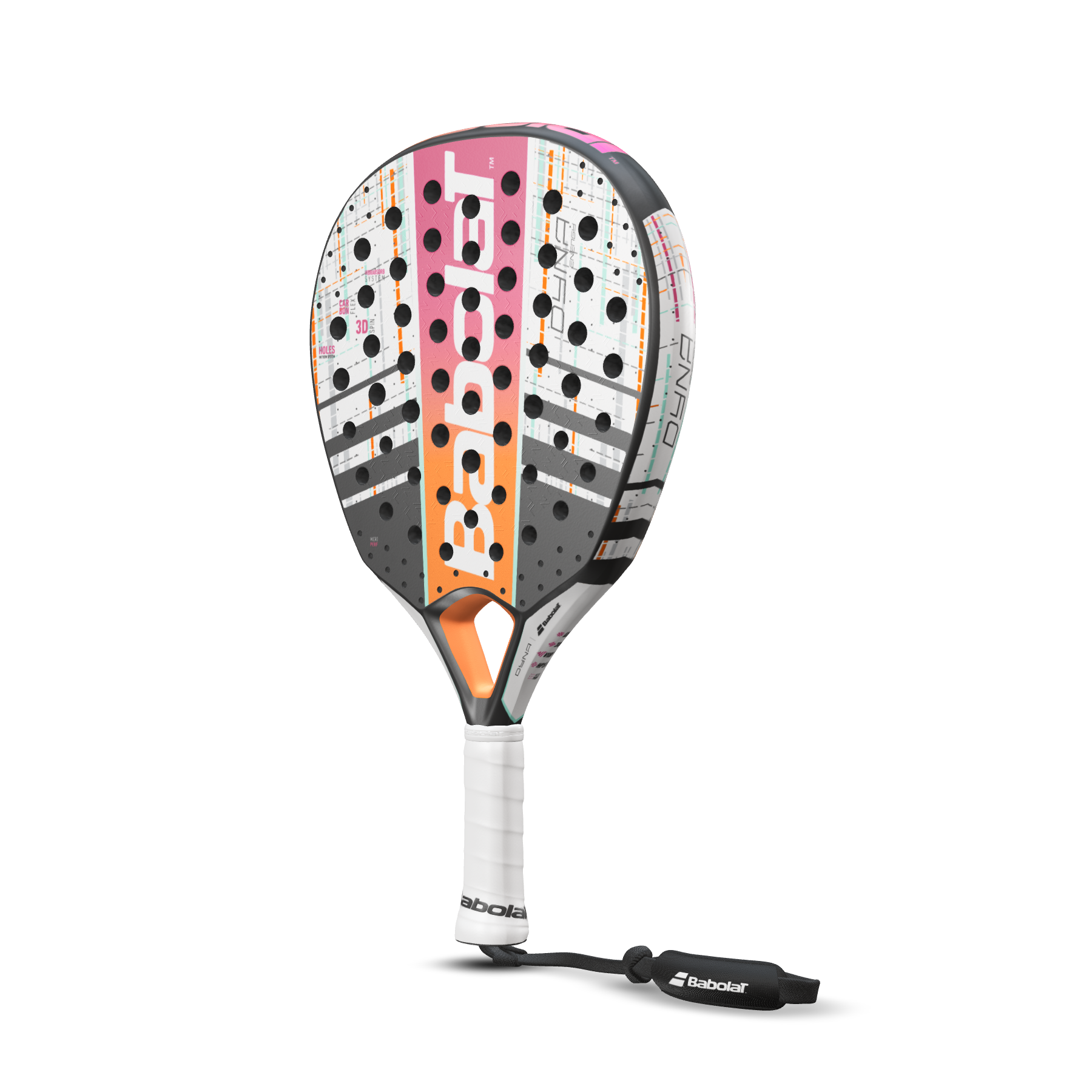 Main view of the BABOLAT Dyna Energy padel racket available for sale in New Zealand at ThePadelShop.co.nz