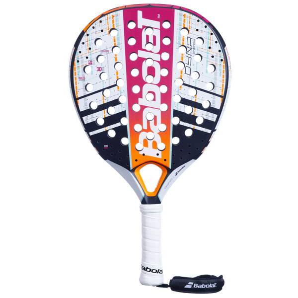 Front view of the BABOLAT Dyna Energy padel racket available for sale in New Zealand at ThePadelShop.co.nz