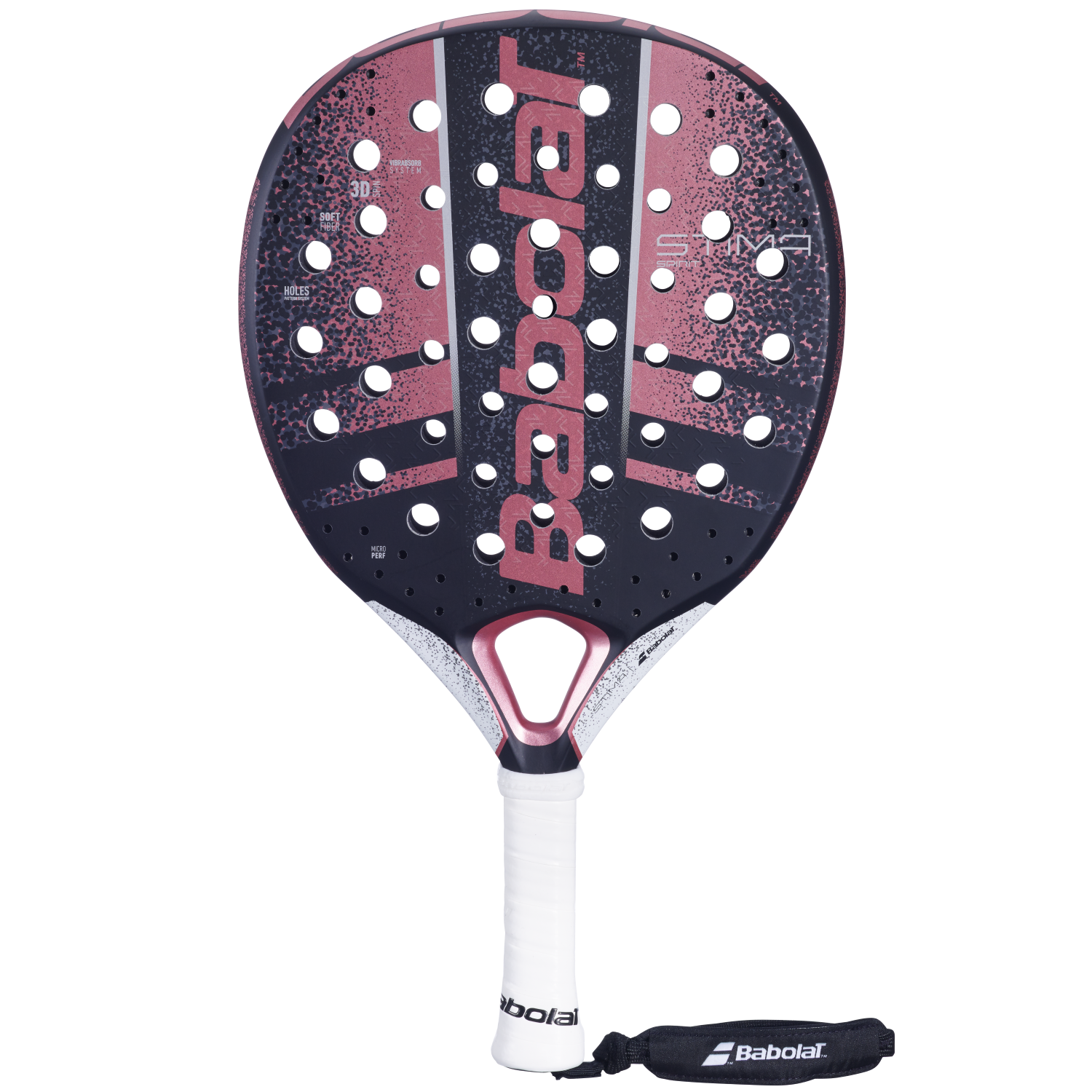Front image for Babolat Stima Spirit padel racket available in New Zealand from ThePadelShop.co.nz