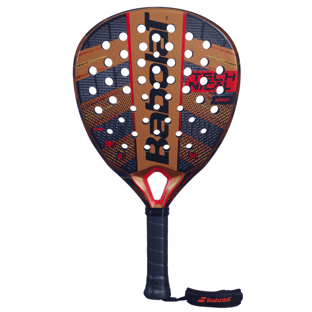 Front image of the Babolat Technical Veron 2024 padel racket that is available from ThePadelShop.co.nz