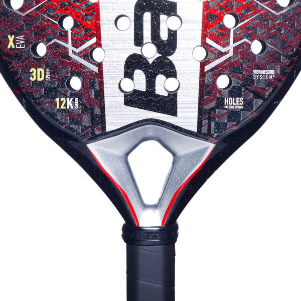 Close up of the heart of the Babolat Technical Viper 2.5 Padel racket available at THEPadelShop.co.nz