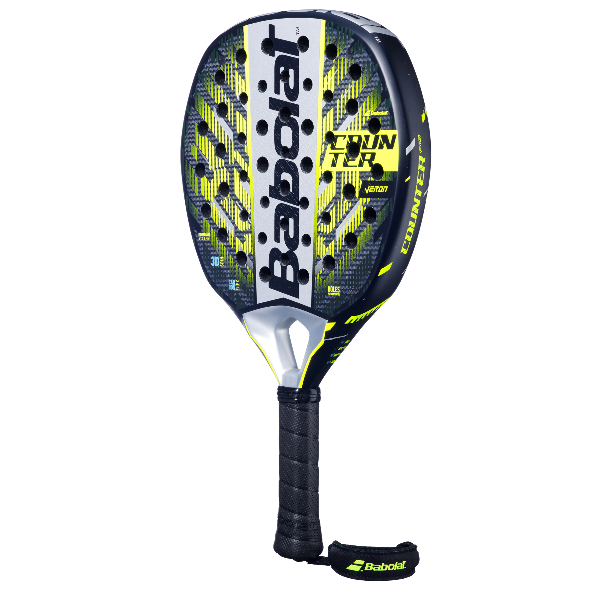 Main image of the Babolat Counter Veron 2025 padel racket available in New Zealand from ThePadelShop.co.nz
