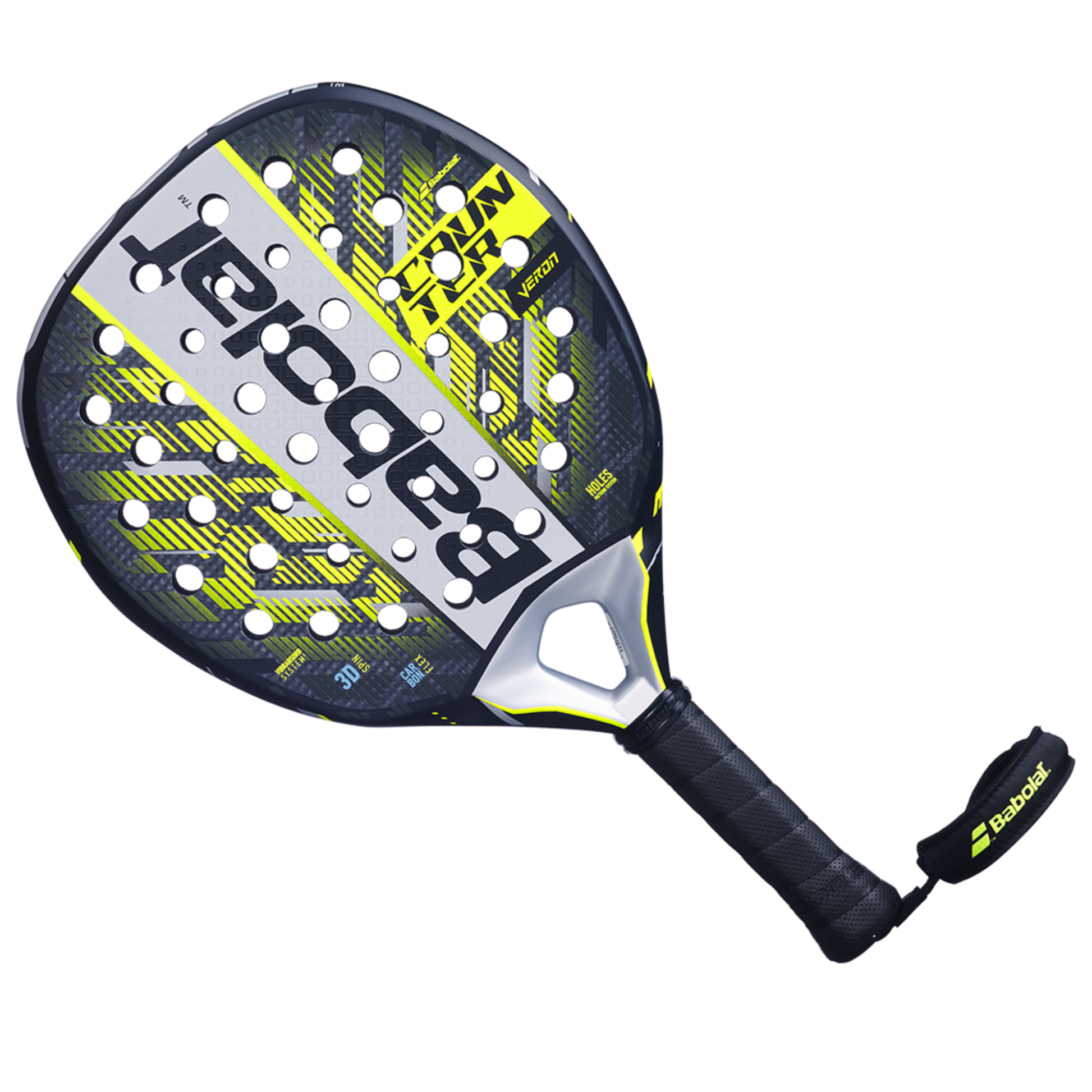 Fun image of the Babolat Counter Veron 2025 padel racket available in New Zealand from ThePadelShop.co.nz