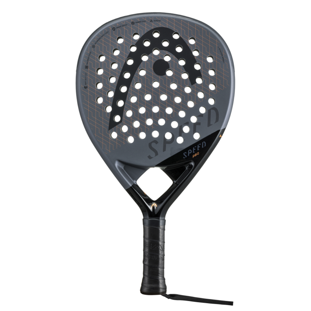 Front  image of the HEAD Speed Pro 2023 Padel Racket available  in New Zealand from ThePadelShop.co.nz