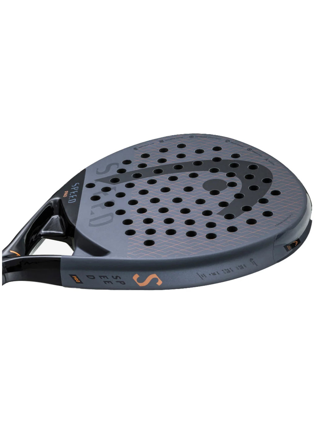 Side image of the HEAD Speed Pro 2023 Padel Racket available  in New Zealand from ThePadelShop.co.nz