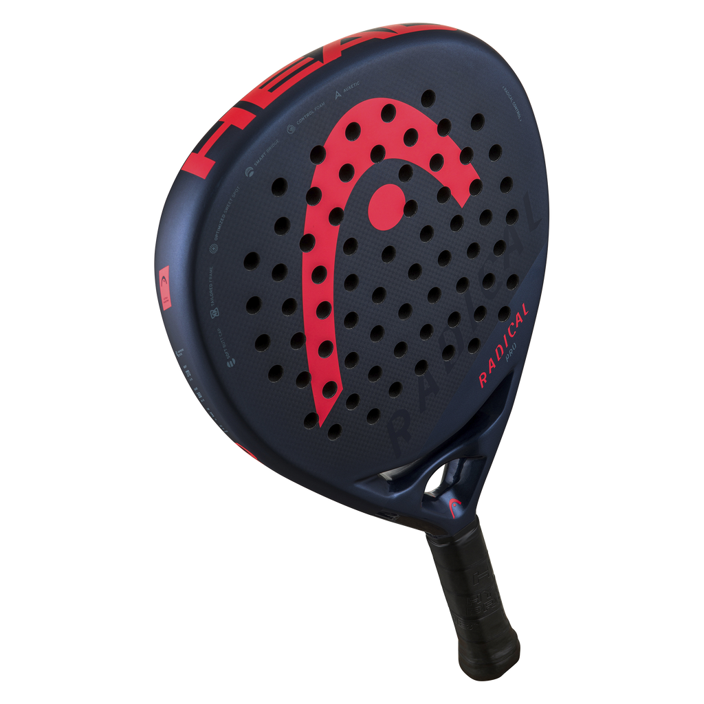 Top down image of the Head Radical Pro (2024) Padel Racket. Available at ThePadelShop.co.nz