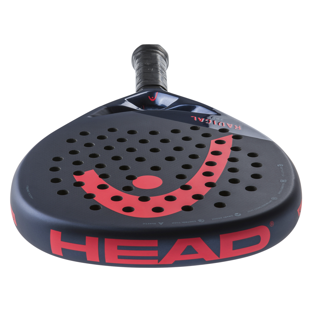 Flat top image of the Head Radical Pro padel racket.