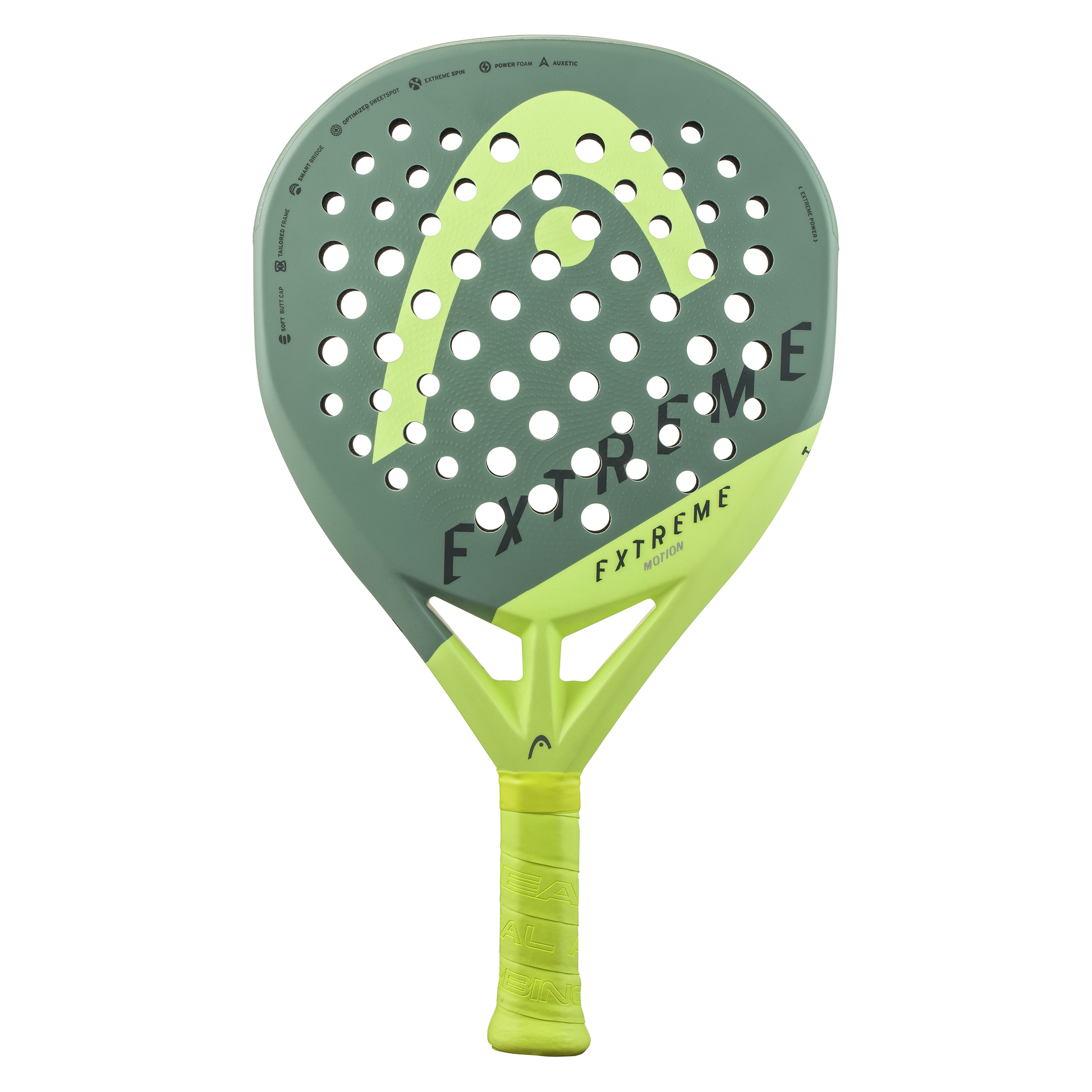 Front Image of the Head Extreme Motion Padel racket available in New Zealand from ThePadelShop.co.nz