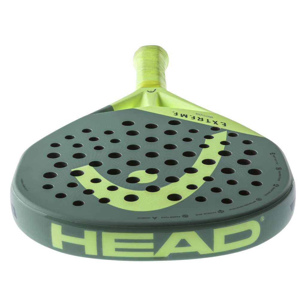 Top Image of the Head Extreme Motion Padel racket available in New Zealand from ThePadelShop.co.nz