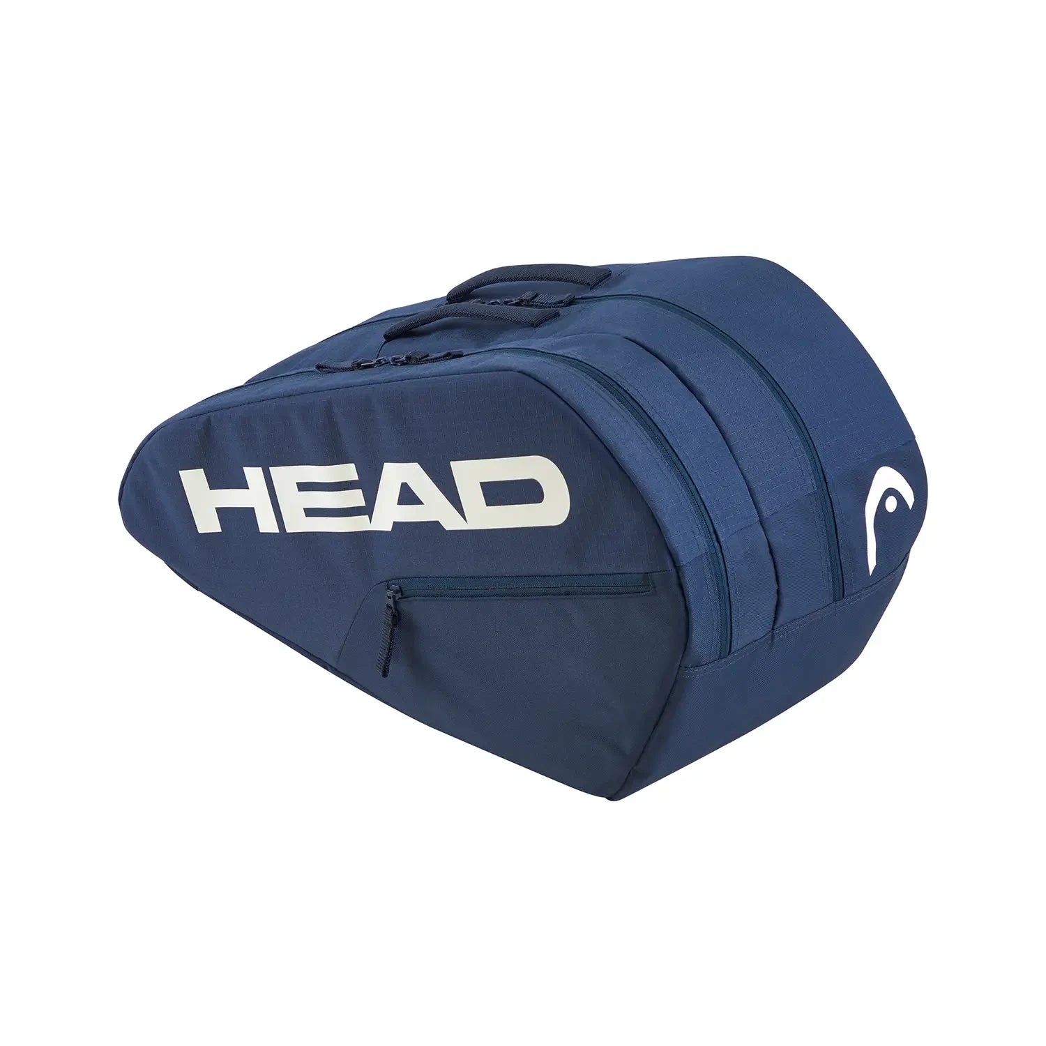 Navy Padel Racekt bag with HEAD logo on a white background