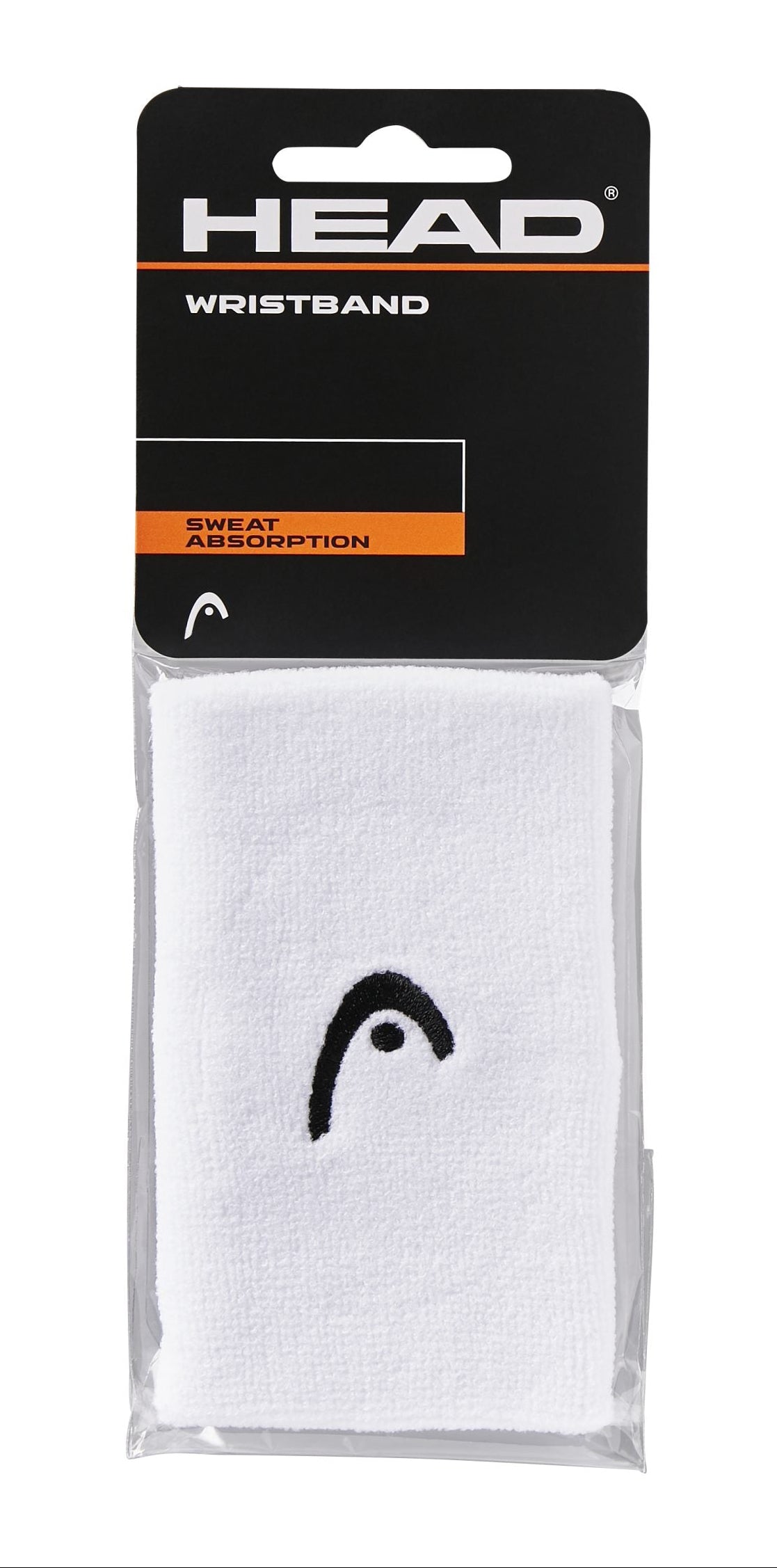 White 5 inch Head Wristband for playing padel