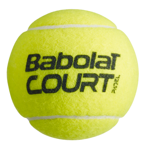 close up of the Babolat Court padel Ball on sale at ThePadelShop.co.nz