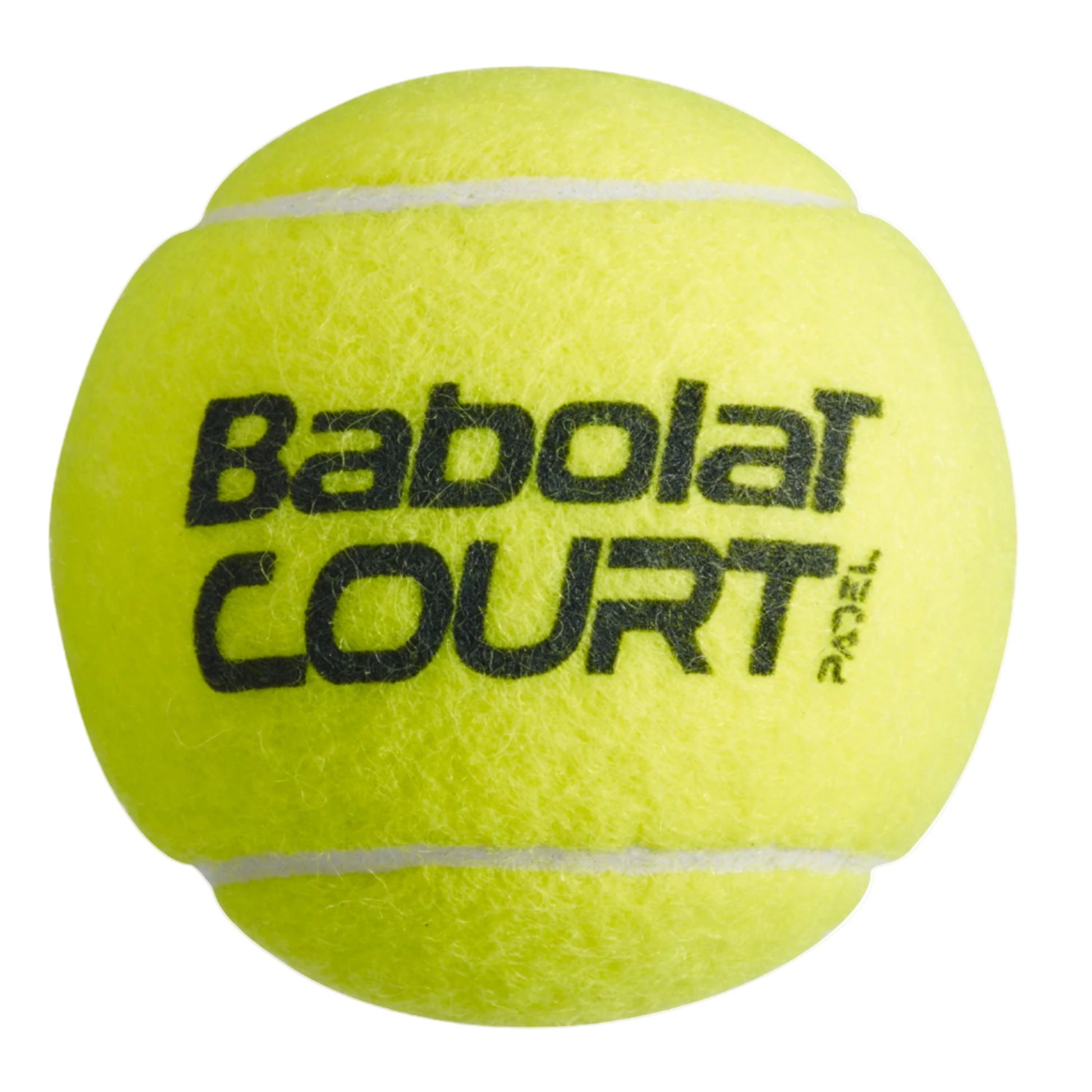 Close up of the Babolat Court padel Ball on sale at ThePadelShop.co.nz