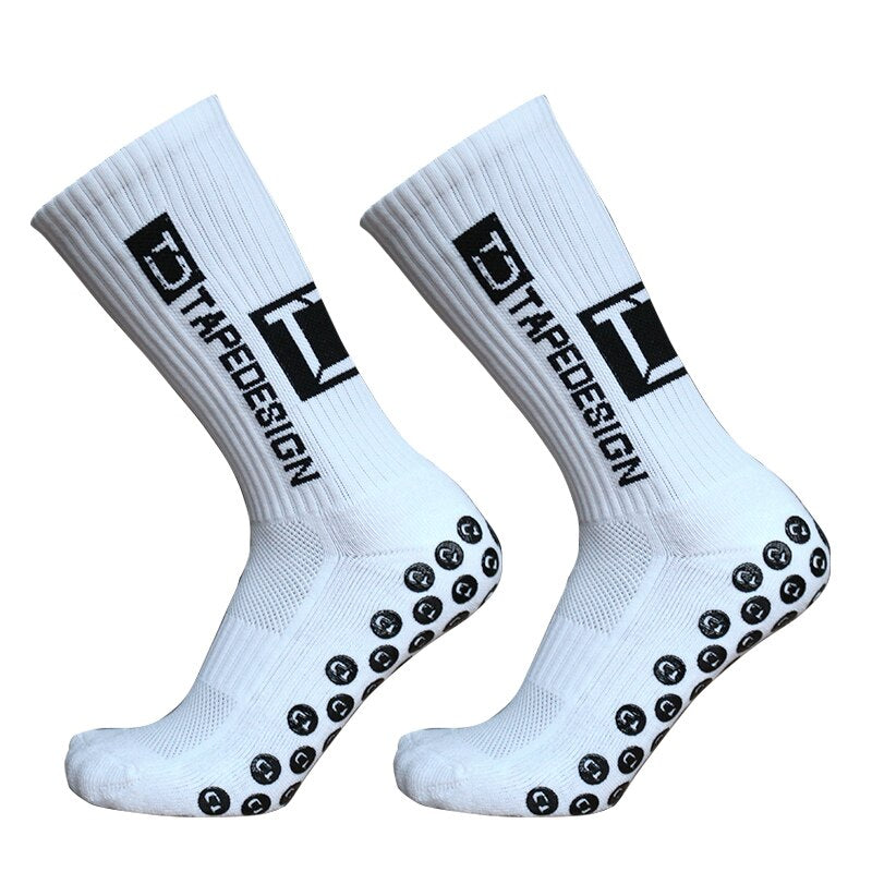 White Tapedesign Grip Socks for padel available in New Zealand