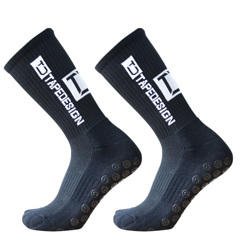 Navy Tapedesign Grip Socks for padel available in New Zealand