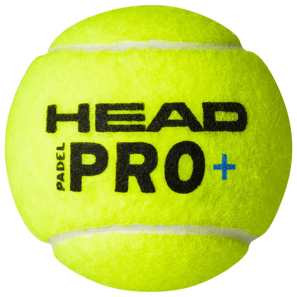 a close up of HEAD Padel Pro+ padel ball