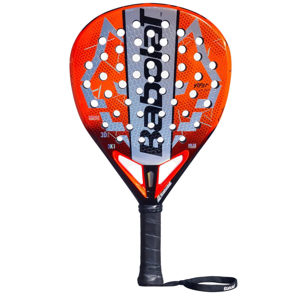 Front view of the Babolat Viper Juan Lebron 2026 padel racket available in New Zealand from ThePadelShop.co.nz