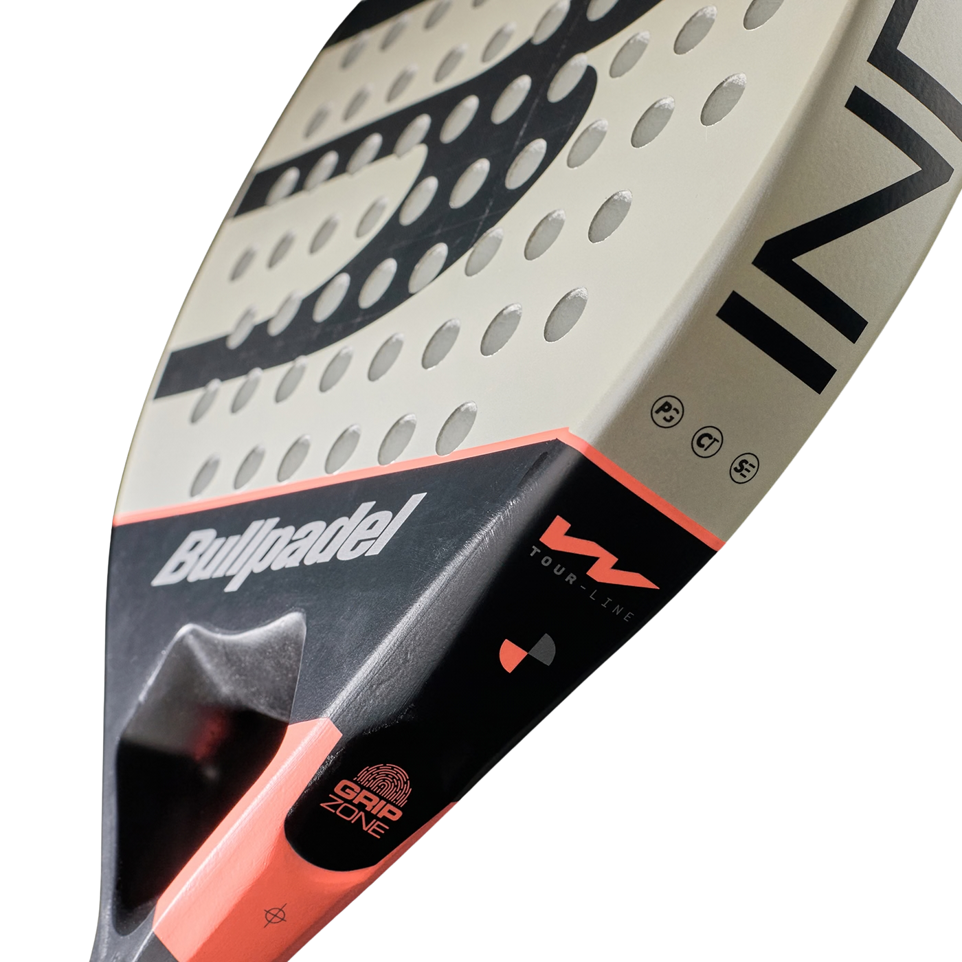 side image of the Bullpadel Indiga W 2026 padel racket available in NZ from Thepadelshop.co.nz