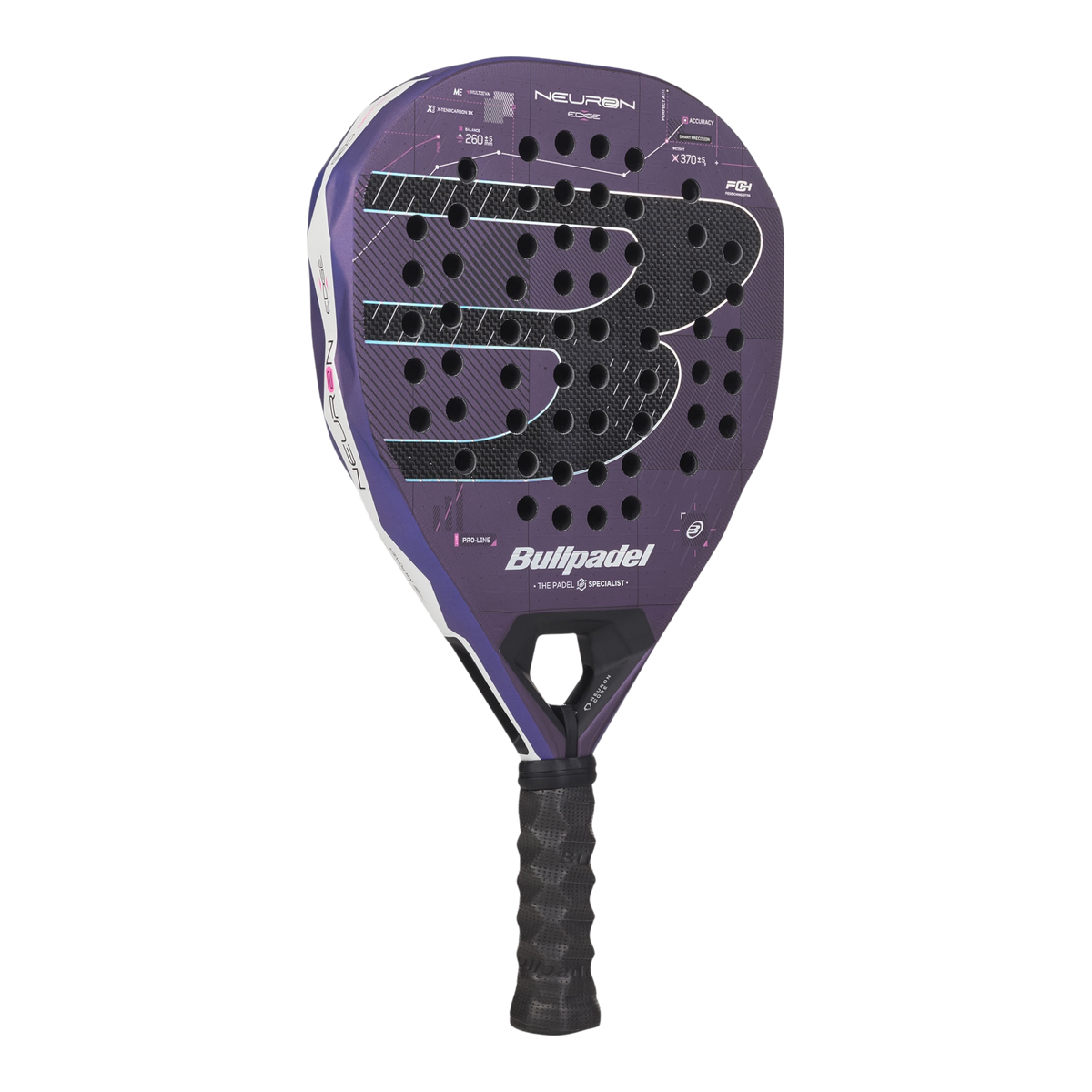 Main image of the Bullpadel Neuron 02 Edge (2027) padel racket available in New Zealand from ThePadelShop.co.nz