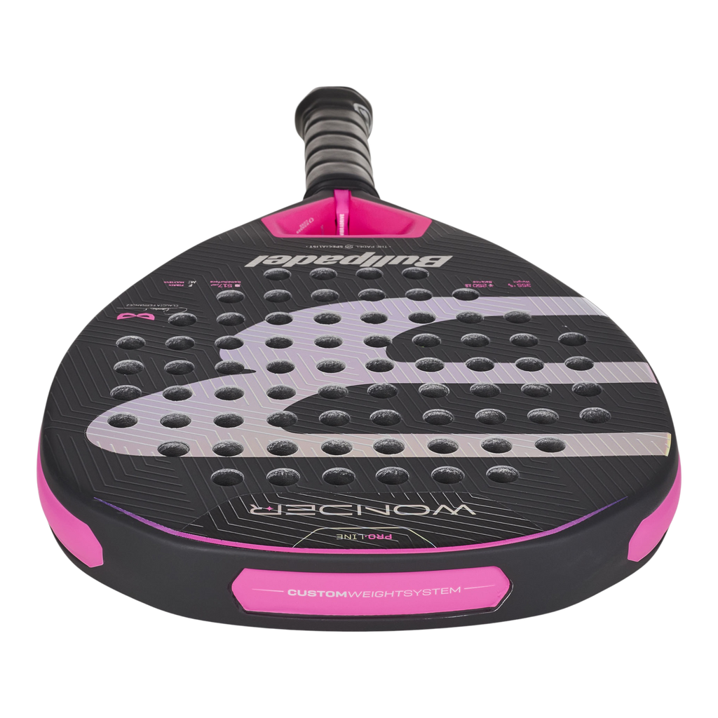 top image of the Bullpadel Wonder (2027) Padel racket available in New Zealand from ThePadelShopNZ