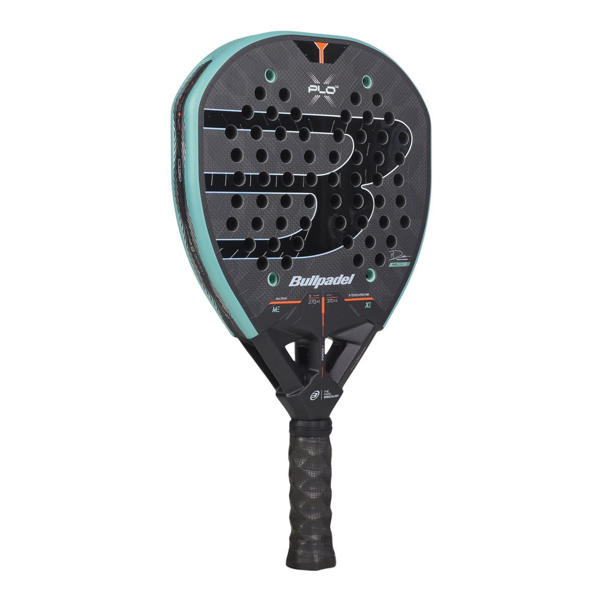 The main image of the Bullpadel XPLO (2027) Padel racket available in New Zealand from ThePadelShopNZ - Black