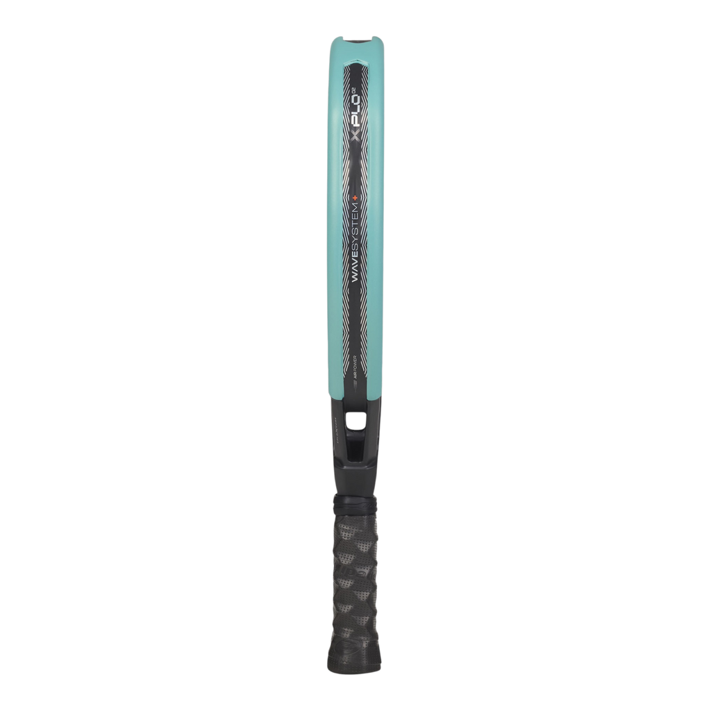 side image of the Bullpadel XPLO (2027) Padel racket available in New Zealand from ThePadelShopNZ - Blue