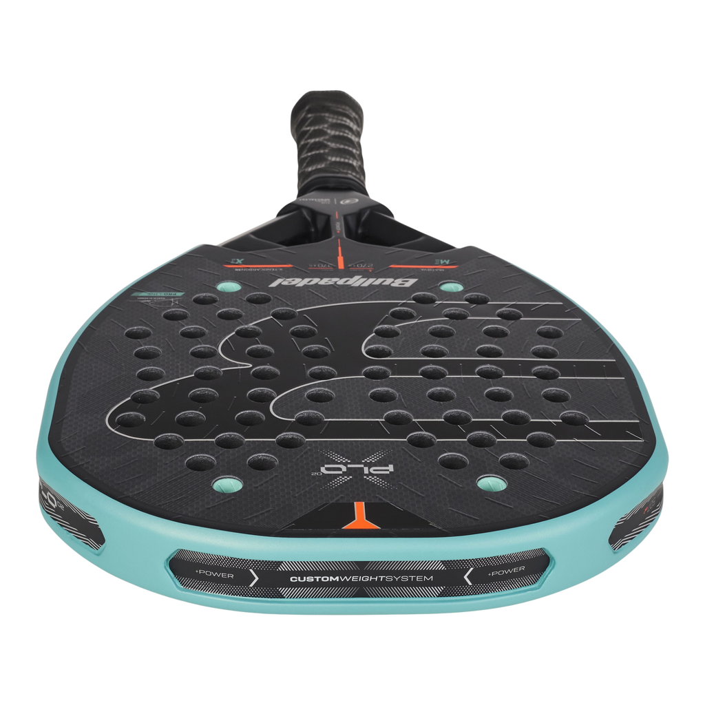 Top image of the Bullpadel XPLO (2027) Padel racket available in New Zealand from ThePadelShopNZ - Blue