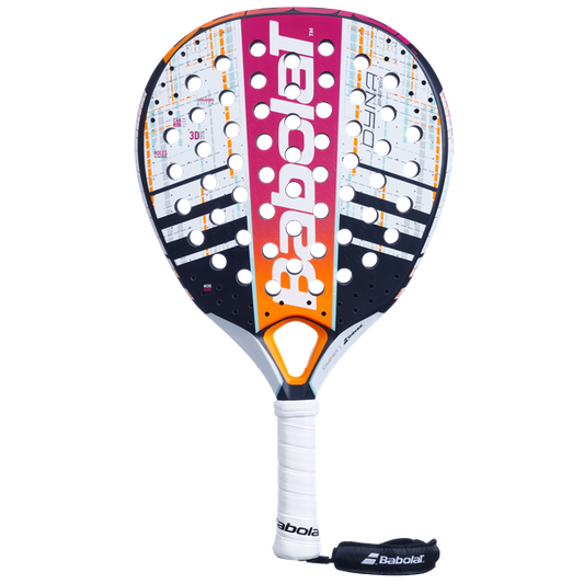 Front view of the BABOLAT Dyna Energy padel racket available for sale in New Zealand at ThePadelShop.co.nz