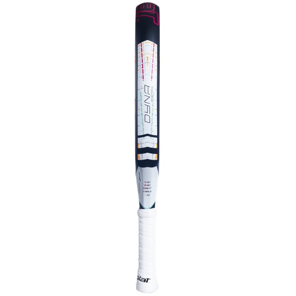 Side view of the BABOLAT Dyna Energy padel racket available for sale in New Zealand at ThePadelShop.co.nz