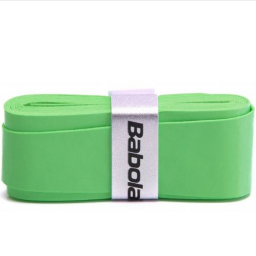 Green BABOLAT overgrip for a padel racket