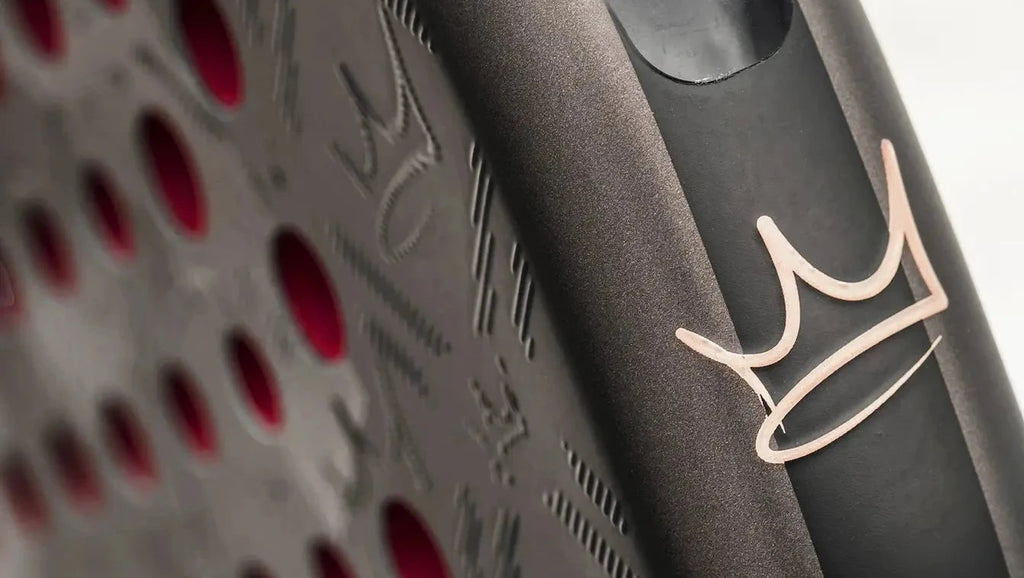 Clos up of the side of the HEAD Coello Pro 2026 Padel racket available in New Zealand from Thepadelshop.co.nz