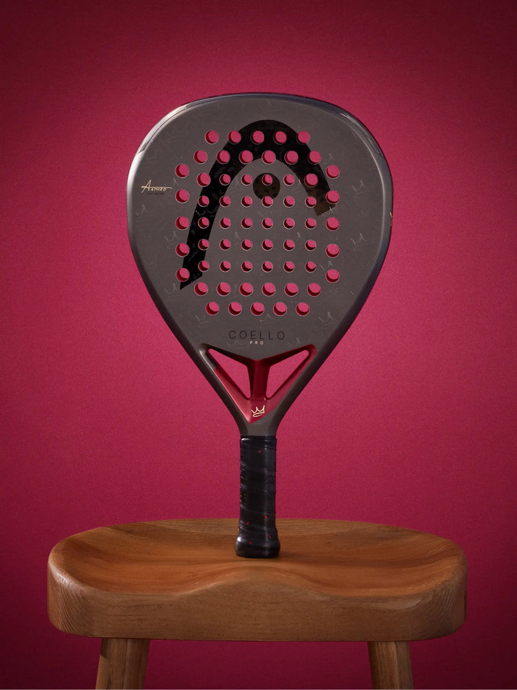 Fun image of the HEAD Coello Pro 2026 Padel racket available in New Zealand from Thepadelshop.co.nz