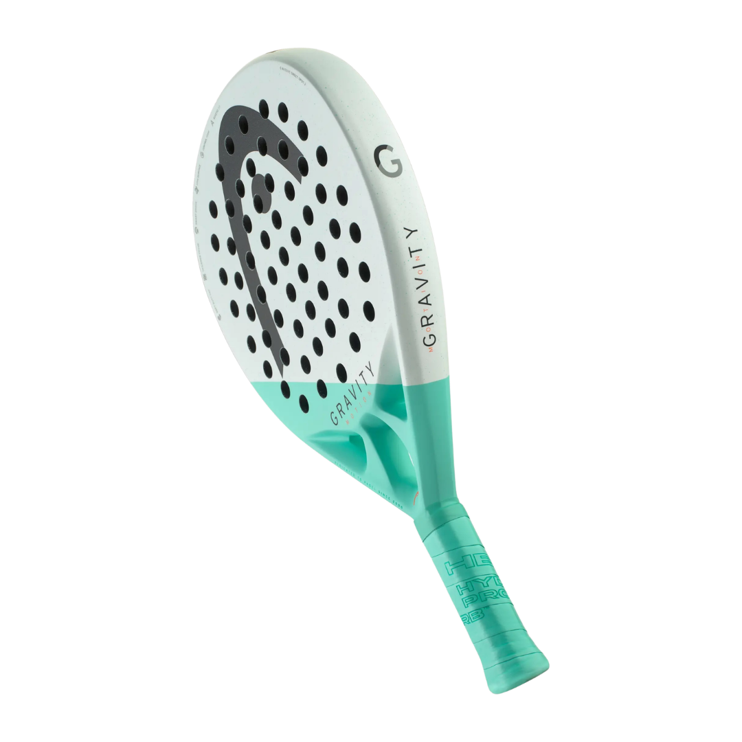 side image of the Head Gravity Motion 2024 padel racket available in NZ from ThePadelShop.co.nz
