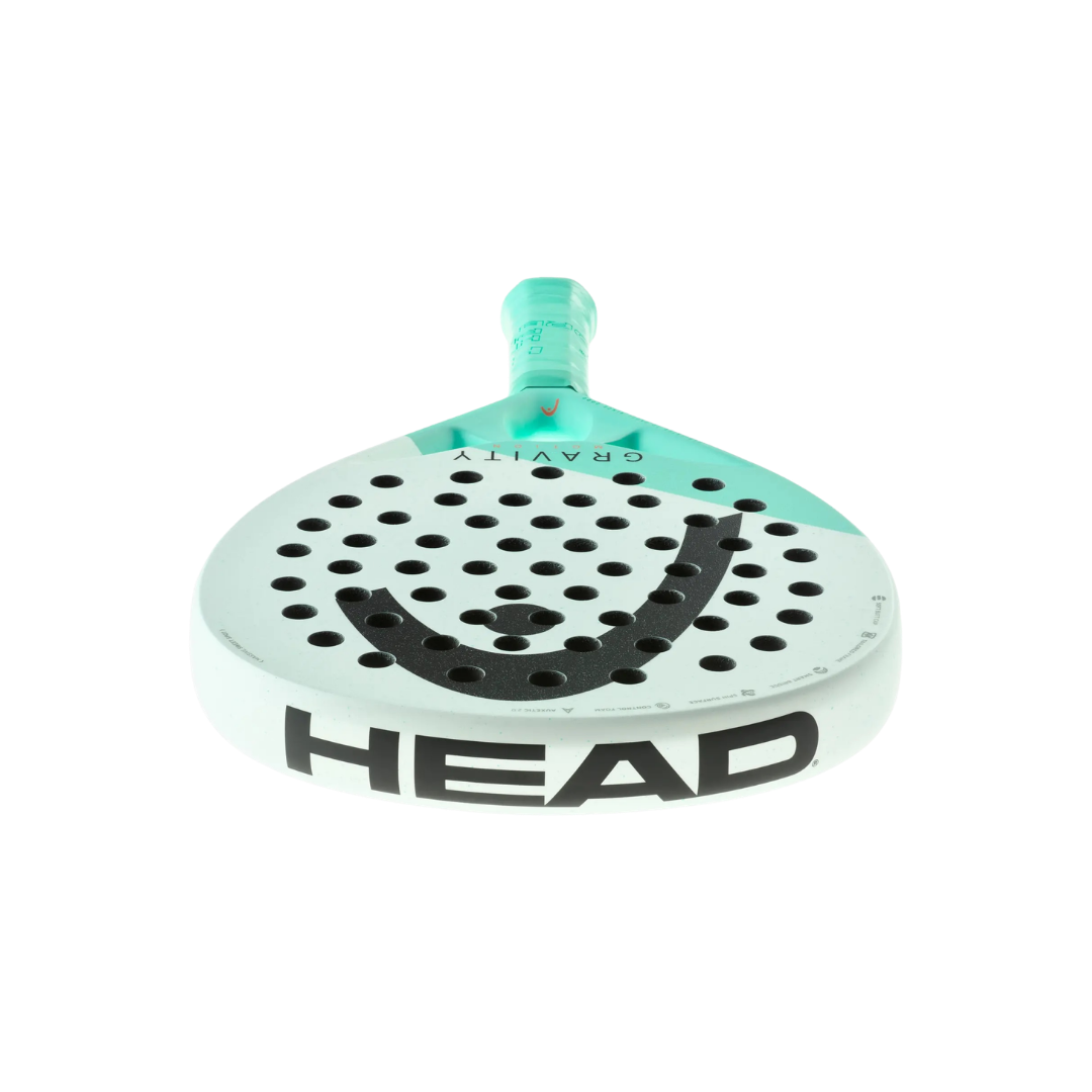 Top image of the Head Gravity Motion 2024 padel racket available in NZ from ThePadelShop.co.nz