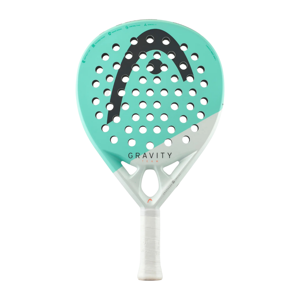 Front image of the Head Gravity Team 2024 Padel racket available in NZ from ThePadelShop.co.nz