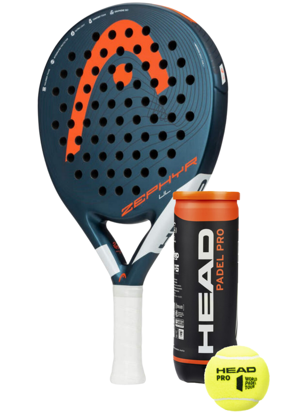 Head Padel racket and ball combo on sale at the padelshop.co.nz