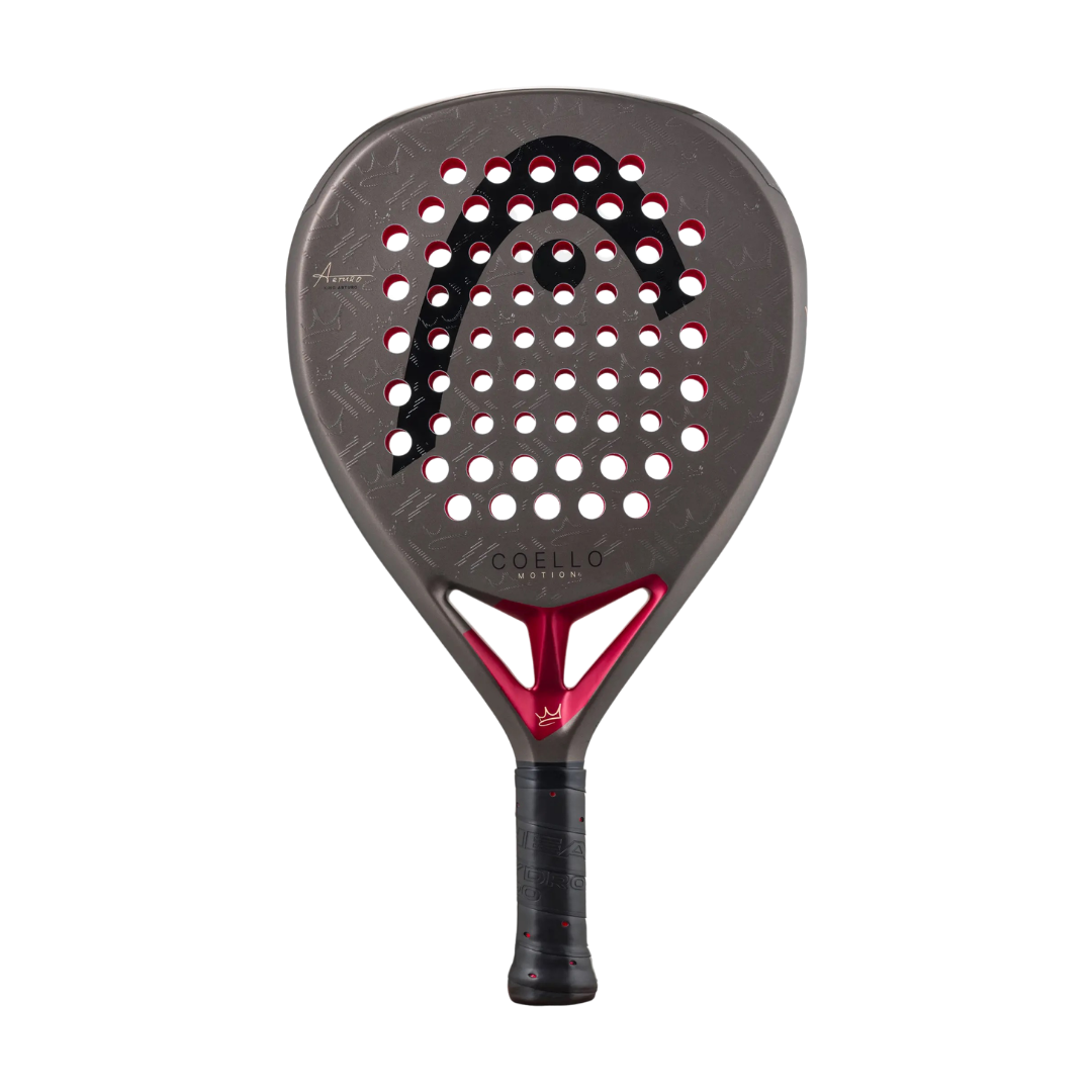 Front Image of the Head Coello Motion 2026 Padel Racket available in NZ from ThePadelShop.co.nz