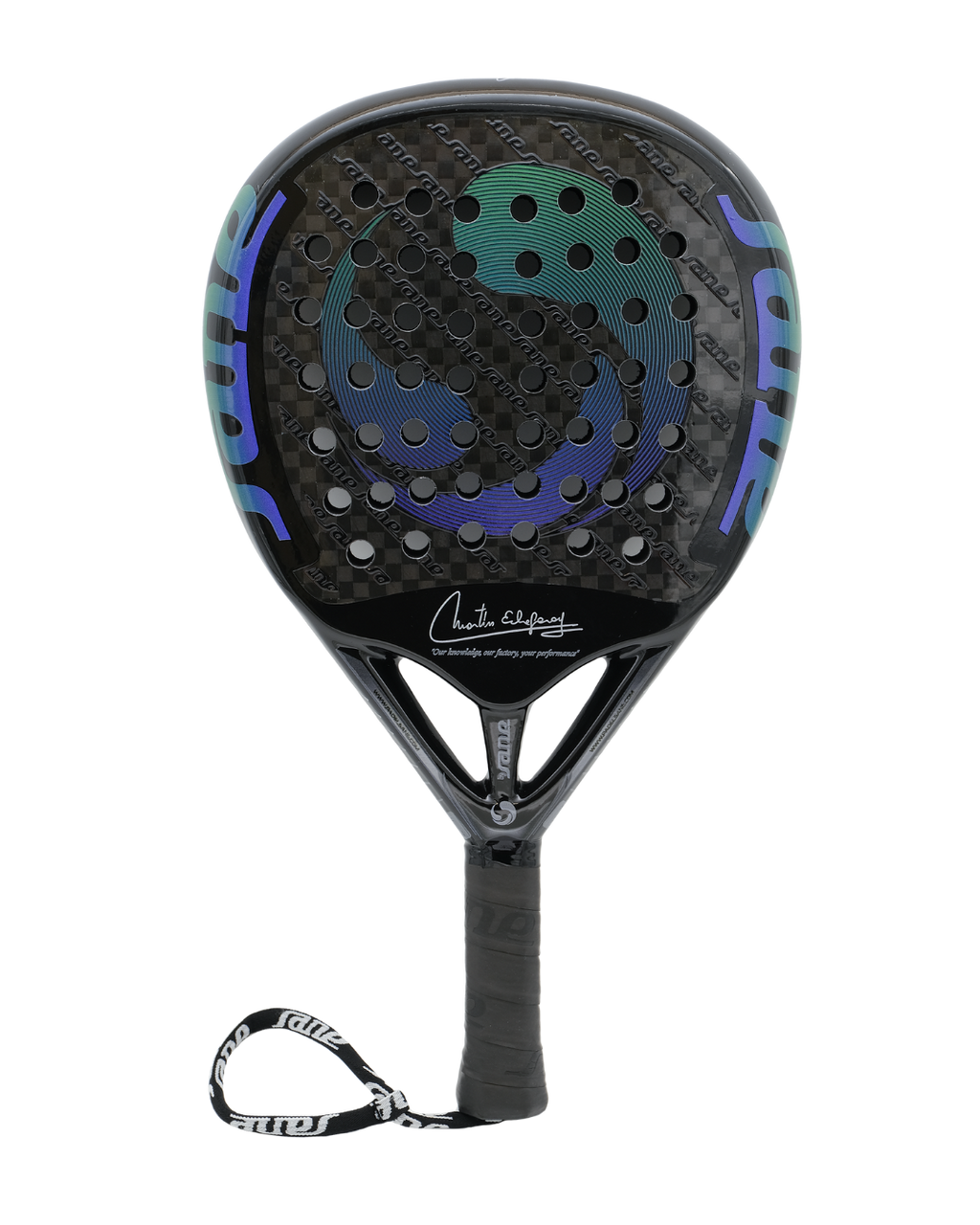 Front image of the SANE Elis2 Padel Racket now available in New Zealand from ThePadelShop.co.nz
