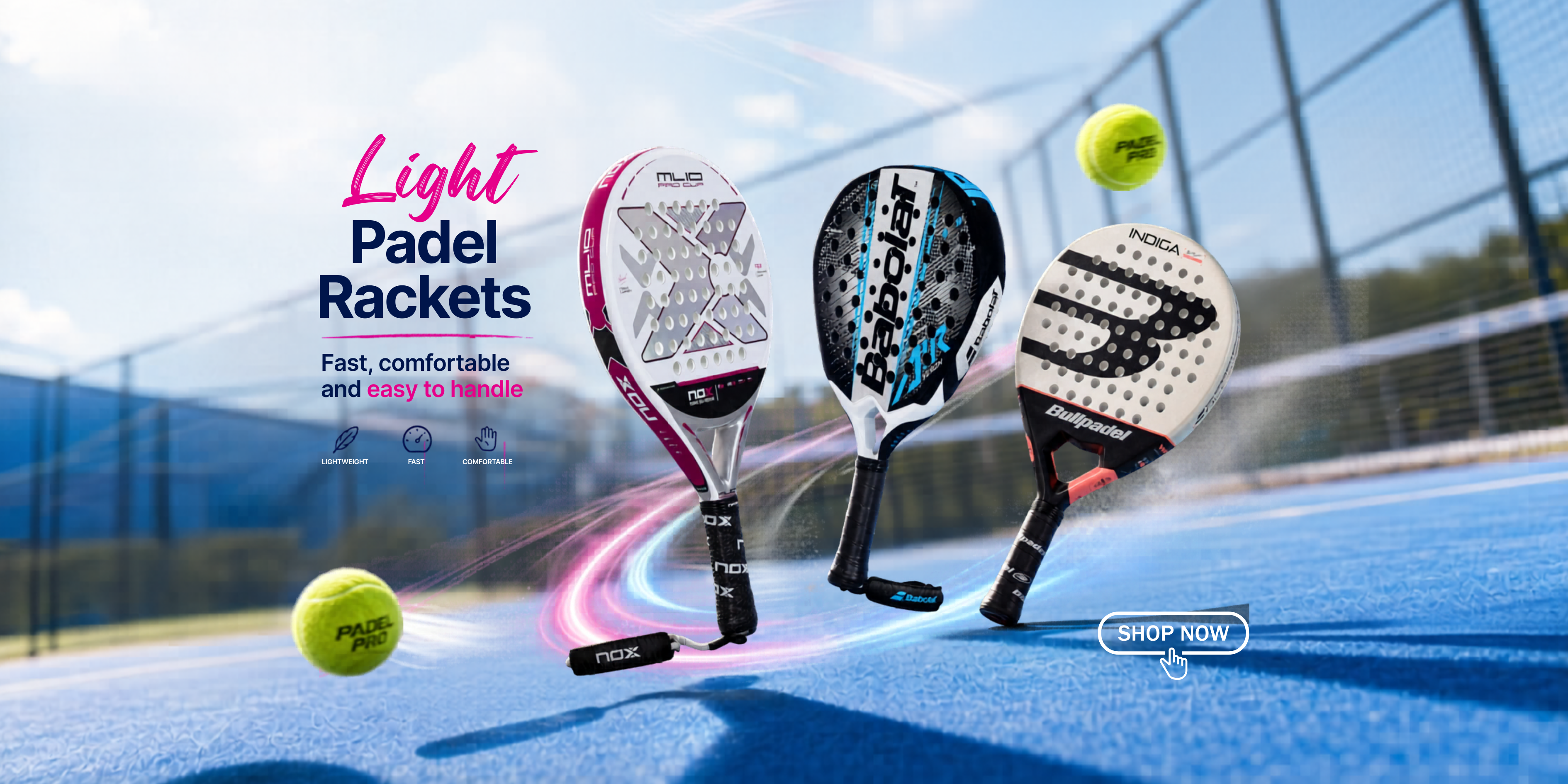 Light Padel Rackets for New Zealand Padel Players