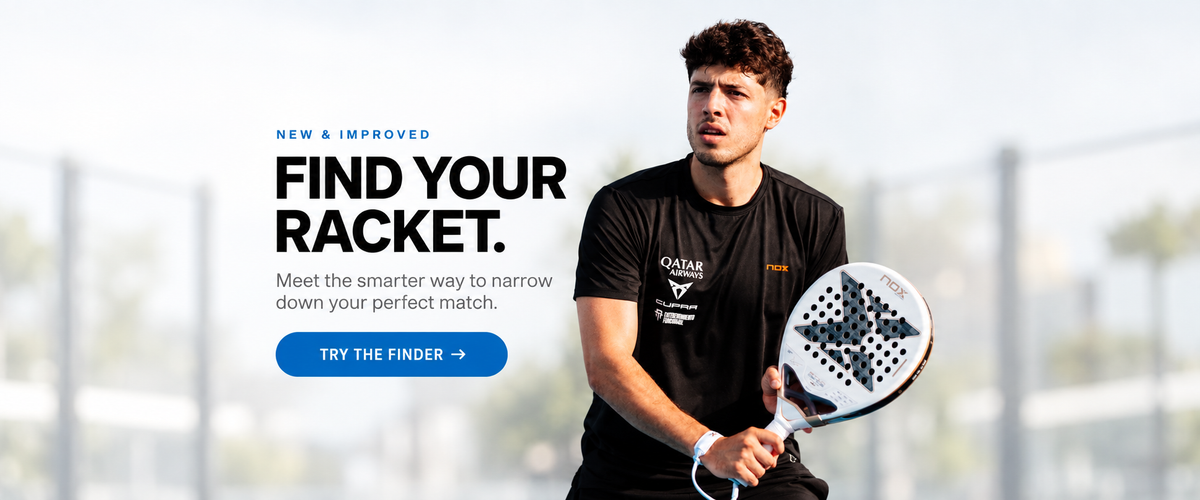 Use our new and improved padel racket finder to find you next padel racket