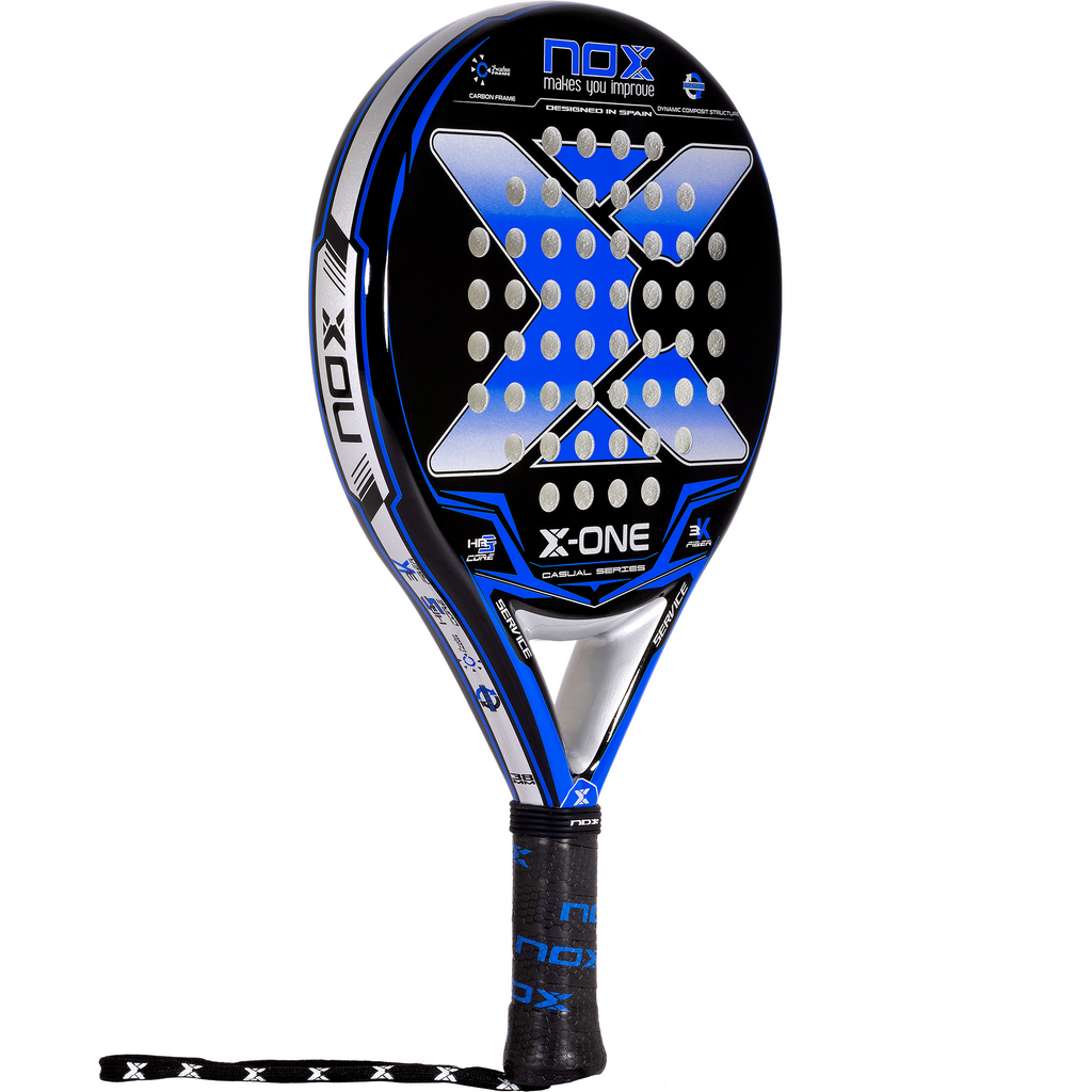 Full racket view of the Nox X-one 2023 padel racket on sale at the padel shop nz 